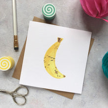 Load image into Gallery viewer, Grumpy Banana - blank greeting card