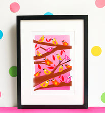 Load image into Gallery viewer, Little Birds Illustration - unframed giclee print