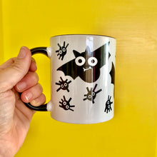 Load image into Gallery viewer, Bats and Spiders Mug