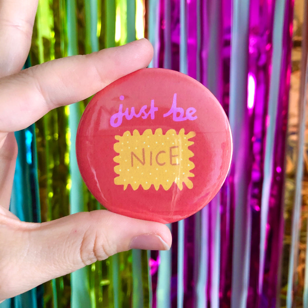 Nice Biscuit 58mm badge