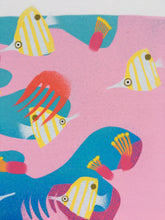 Load image into Gallery viewer, Rainbow Reef - digital illustration - unframed giclee print