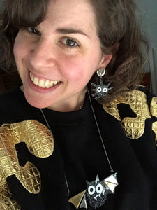 Mis-matched Spidey Earrings