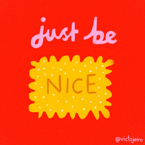 Nice Biscuit - square giclee illustration print - PRE-ORDER
