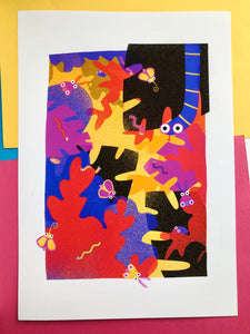 Day Bugs - unframed giclee print - sample