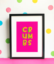 Load image into Gallery viewer, CRUMBS giclee illustration print