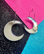 Load image into Gallery viewer, Crescent Moon Dangles
