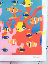 Load image into Gallery viewer, Colourful Corals - digital illustration - unframed giclee print