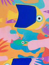 Load image into Gallery viewer, Brilliant Blues - digital illustration - unframed giclee print