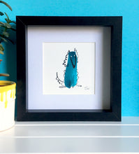 Load image into Gallery viewer, Afghan Hound Illustration - unframed mini giclee print