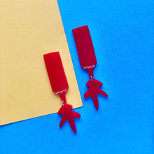 Load image into Gallery viewer, Ketchup and Mustard Earrings - PRE ORDER