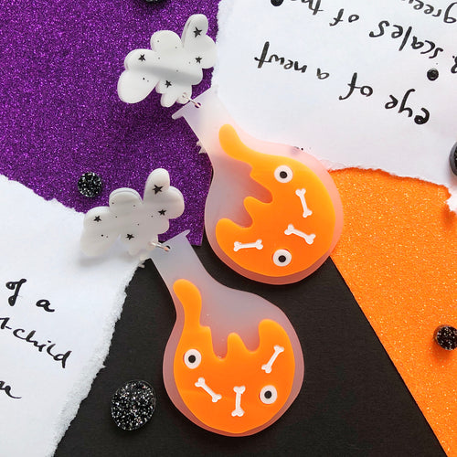 Hell Broth Potion Bottle Earrings