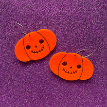 Load image into Gallery viewer, Pumpkin dangle Earrings