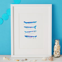 Load image into Gallery viewer, Sardine Illustration - unframed giclee print