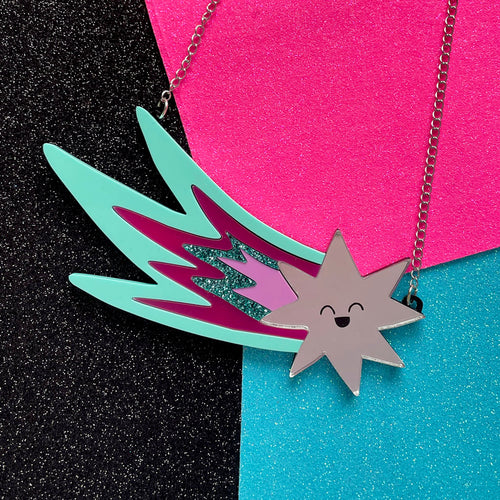 Happy Comet Statement Necklace