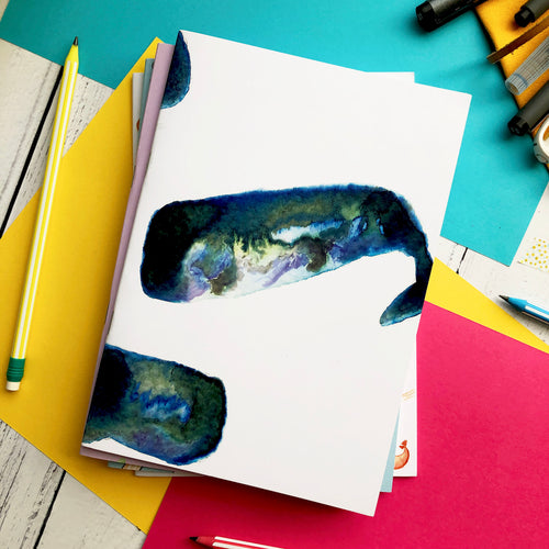 Sperm Whale A5 Unlined Notebook